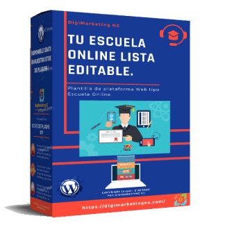 Tú Escuela Online lista y Editable