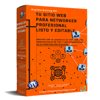 Tú Sitio Web para Networker Profesional Listo y Editable